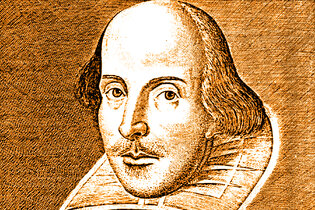 An engraving of a wide-eyed balding man in an Elizabethan-era suit.