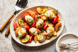 Image for Cold Tofu Salad With Tomatoes and Peaches