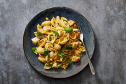 Image for Sweet Corn and Scallop Pasta