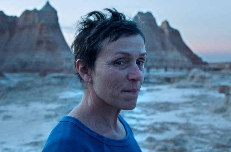 Frances McDormand in “Nomadland.”