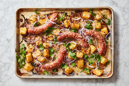 Image for Sausages With Tangy, Gingery Pineapple