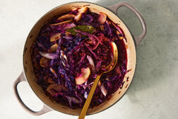 Image for Red Cabbage Glazed With Maple Syrup