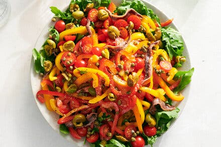 Bell Pepper Salad With Capers and Olives
