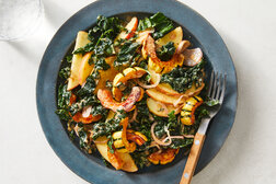 Image for Kale and Squash Salad With Almond-Butter Vinaigrette