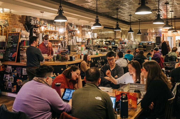 Hex & Co. cafe on the Upper East Side of Manhattan offers a haven for board game enthusiasts to gather for fantastical quests.