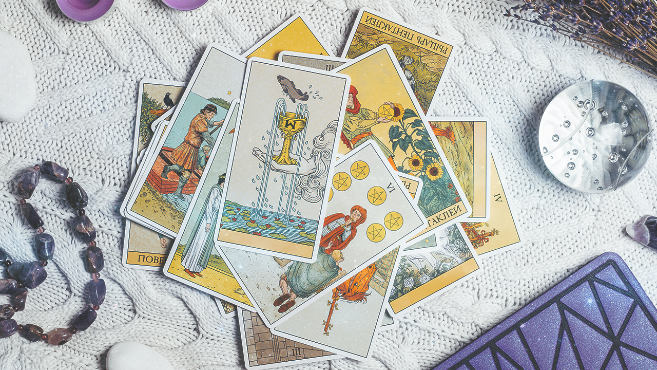 A pile of Tarot cards that represent the reading you'll receive in your weekly Tarot horoscope