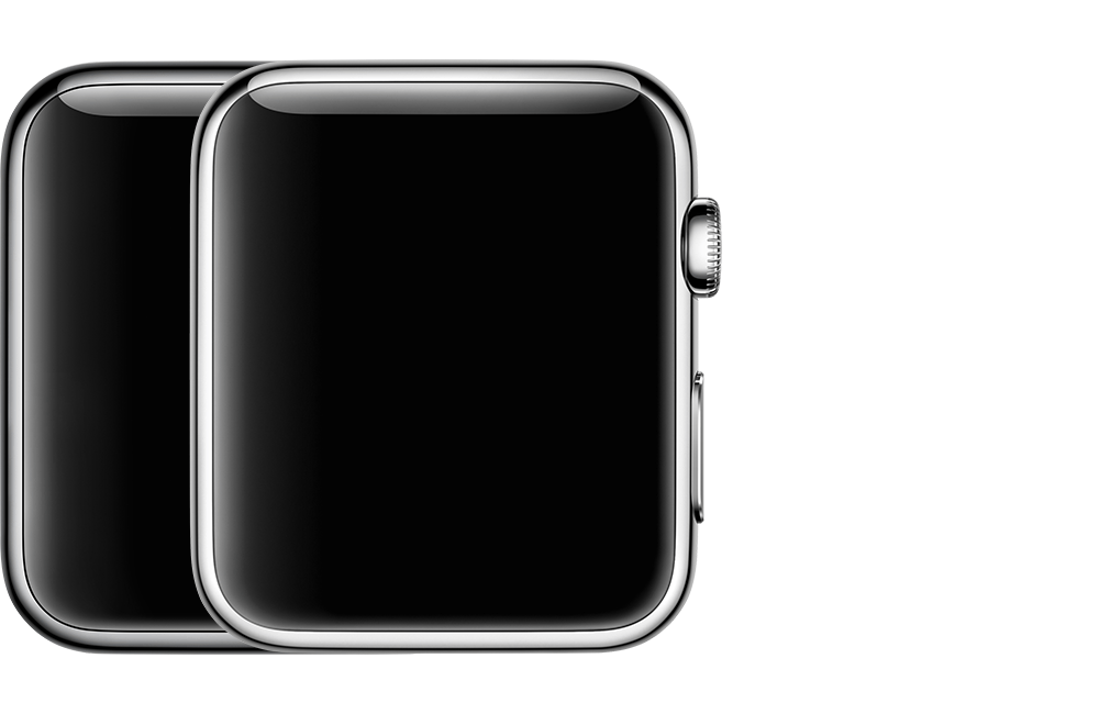 Apple Watch Series 3 i rustfritt stål