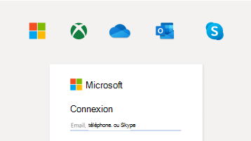 Image de connexion avec un compte Microsoft