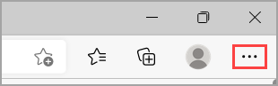 Microsoft Edge의 설정 및 기타 메뉴를 보여주는 이미지입니다.