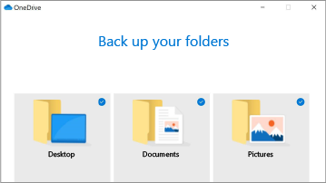 Rezervna kopija fascikle „OneDrive PC folder“